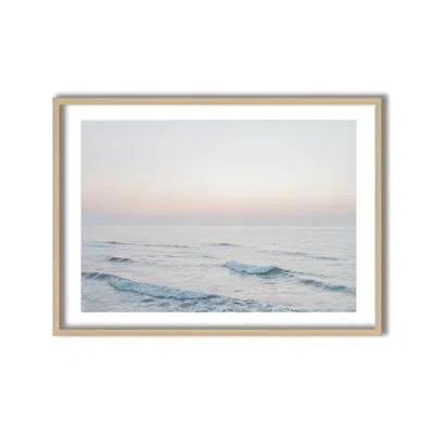 Ready2hangart Dawn By Kathrin Pienaar - Picture Frame Print On Wood In Blue