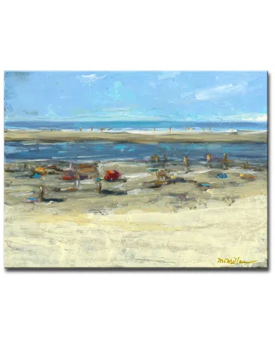 Ready2hangart Day At The Shore Wrapped Canvas Wall Art By Leslie Owens In Multi
