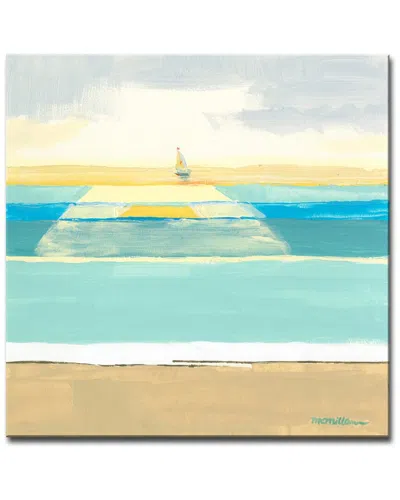 READY2HANGART READY2HANGART DAY OF SAILING WRAPPED CANVAS WALL ART BY LESLIE OWENS