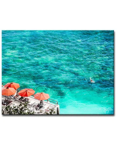 Ready2hangart Delphi Wrapped Canvas Wall Art By Joelle Joy In Blue