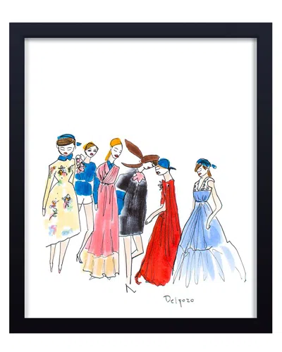 Ready2hangart Delpozo Backstage Framed Print Wall Art In Multi