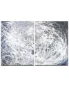 Ready2hangart Denim Threads I/ii 2pc Wrapped Canvas Wall Art By Norman Wyatt