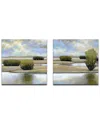 Ready2hangart Desert Pools I/ii Wrapped Canvas Wall Art Set