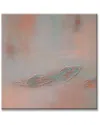 Ready2hangart Desert Turquoise Wrapped Canvas Abstract Wall Art By Karen Moehr