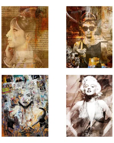 Ready2hangart Divas 4pc Canvas Wall Art Set In Multi