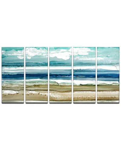 Ready2hangart Dreamers Shore 5pc Wrapped Canvas Wall Art By Norman Wyatt