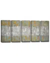 Ready2hangart Driftwood 5pc Wrapped Canvas Wall Art By Norman Wyatt