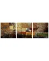 Ready2hangart Earth Tone Abstract Iv 3pc Wrapped Canvas Wall Art By Tristan Scott