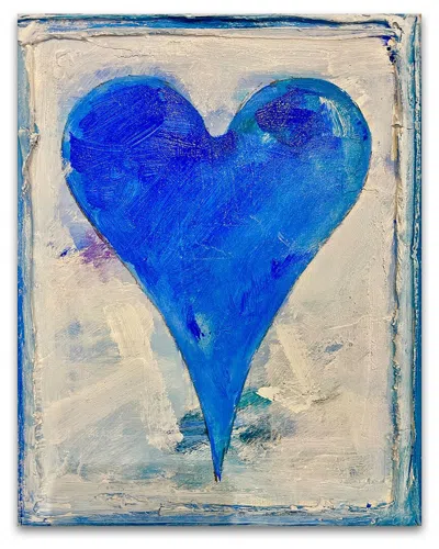 Ready2hangart Enzo Wrapped Canvas Wall Art By Salvatore Principe In Blue