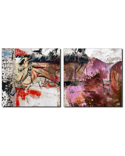 Ready2hangart Equestrian Saddle Ink I Canvas Wall Art By Tristan Scott
