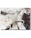 Ready2hangart Equestrian Saddle Ink Psiv Canvas Wall Art By Tristan Scott