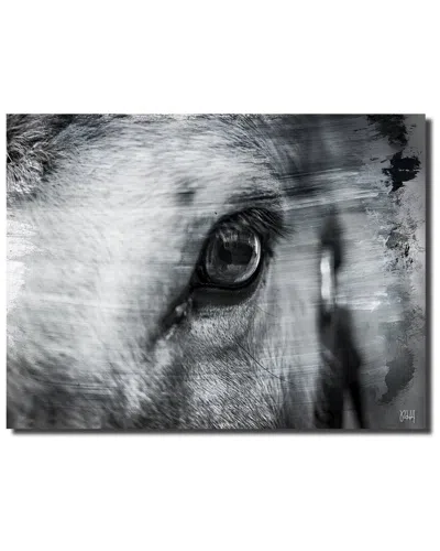 Ready2hangart Equestrian Saddle Ink Psxii Canvas Wall Art In Black