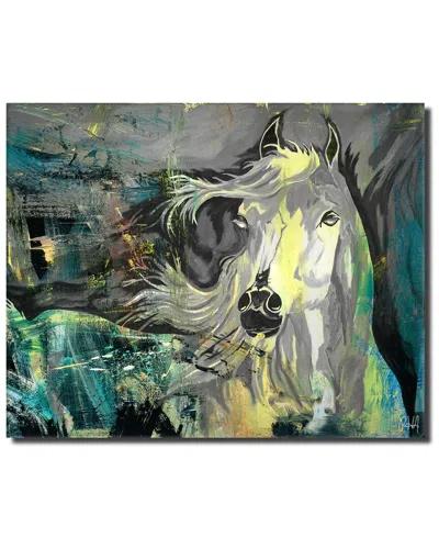 Ready2hangart Equestrian Saddle Ink Psxix Canvas Wall Art By Tristan Scott In Multi