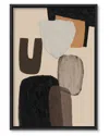 Ready2hangart Ethereal Opulence: Luxurious Abstract Symphony In Brown, Black, & Beige By Dan  Hobday Wall Art