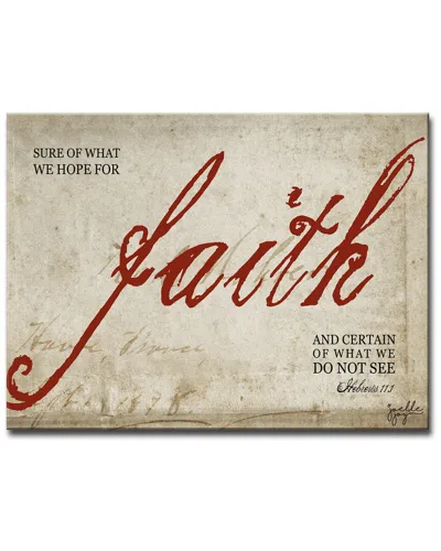 Ready2hangart Faith Wrapped Canvas Wall Art In Neutral