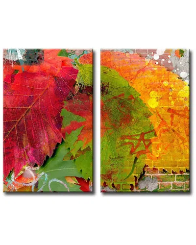 Ready2hangart Fall Ink Vi Wrapped Canvas Wall Art By Tristan Scott