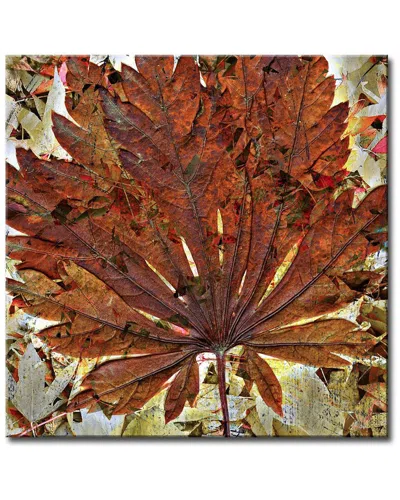 Ready2hangart Fall Ink Vii Wrapped Canvas Wall Art By Tristan Scott In Brown