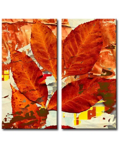 Ready2hangart Fall Ink Xiii Wrapped Canvas Wall Art By Tristan Scott In Pattern