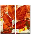 Ready2hangart Fall Ink Xiii Wrapped Canvas Wall Art By Tristan Scott