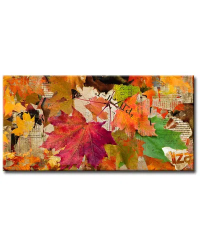 Ready2hangart Fall Ink Xx Wrapped Canvas Wall Art By Tristan Scott In Multi
