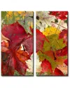 Ready2hangart Fall Ink Xxi Wrapped Canvas Wall Art