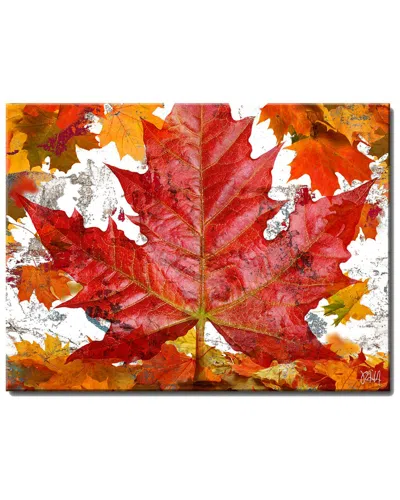 Ready2hangart Fall Ink Xxii Wrapped Canvas Wall Art By Tristan Scott In Multi