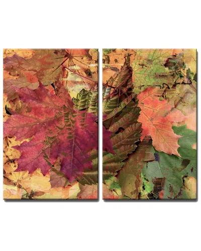 Ready2hangart Fall Ink Xxv Wrapped Canvas Wall Art By Tristan Scott In Multi