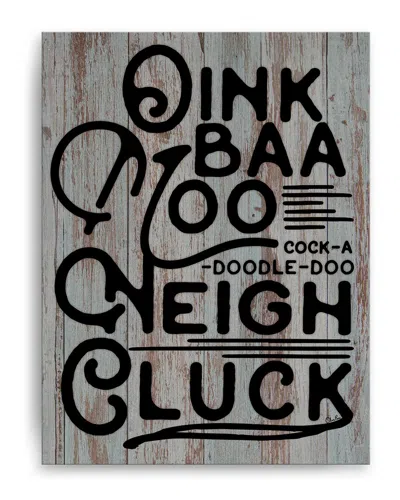 Ready2hangart Farm Sounds Wrapped Canvas Wall Art By Olivia Rose In Gray