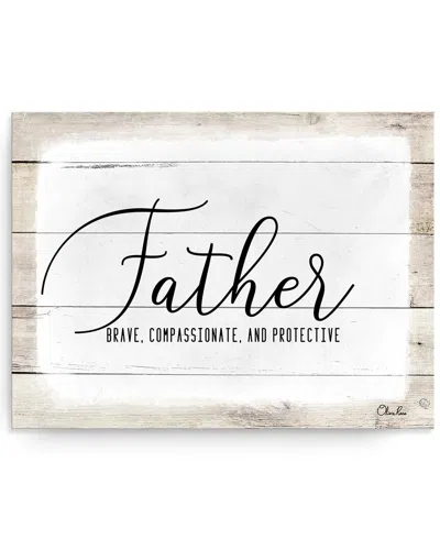 Ready2hangart Father Wrapped Canvas Wall Art By Olivia Rose