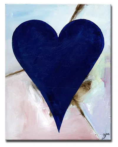 Ready2hangart Felipe Wrapped Canvas Wall Art By Salvatore Principe In Blue