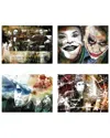 Ready2hangart Gangstars 4-piece Canvas Wall Art By Tristan Scott