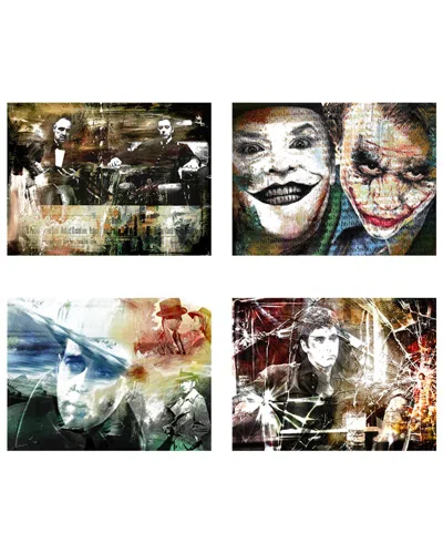 Ready2hangart Gangstars 4-piece Canvas Wall Art By Tristan Scott