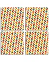 Ready2hangart Geometric Study Iv 4pc Wrapped Canvas Wall Art By Tristan Scott