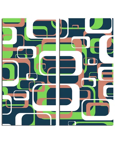 Ready2hangart Geometric Study Xiv 2pc Wrapped Canvas Wall Art By Tristan Scott In Multi