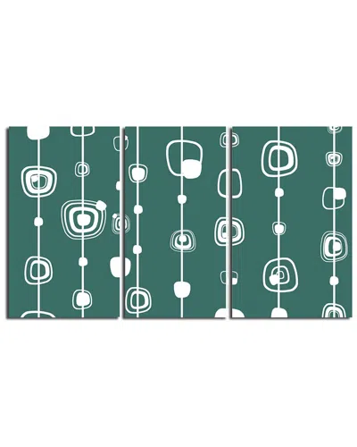 Ready2hangart Geometric Study Xv Canvas Wall Art By Tristan Scott In Green