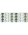 Ready2hangart Geometric Study Xx 3 Piece Wrapped Canvas Wall Art Set