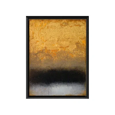 Ready2hangart Gilded Skies By Norman Wyatt Jr. - Floater Frame Painting In Black;gold