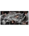 Ready2hangart Glitzy Mist Iv Wrapped Canvas Wall Art Set