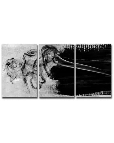 Ready2hangart Glitzy Mist Ix Wrapped Canvas Wall Art By Tristan Scott In Black