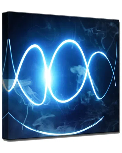 Ready2hangart Glitzy Mist X Wrapped Canvas Wall Art By Tristan Scott In Blue