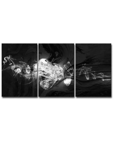 Ready2hangart Glitzy Mist Xlii Wrapped Canvas Wall Art By Tristan Scott In Black