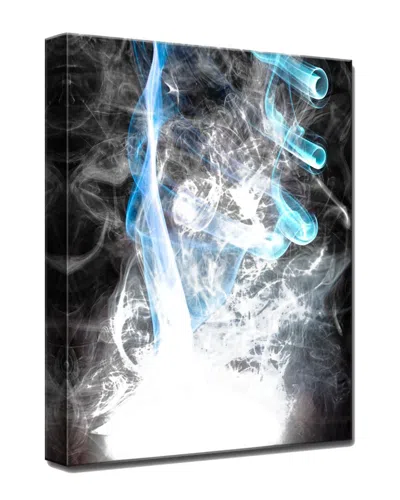 Ready2hangart Glitzy Mist Xliii Wrapped Canvas Wall Art By Tristan Scott In Black