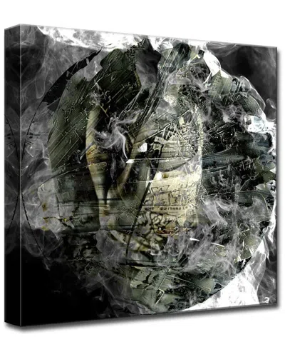 Ready2hangart Glitzy Mist Xxiv Wrapped Canvas Wall Art By Tristan Scott In Black