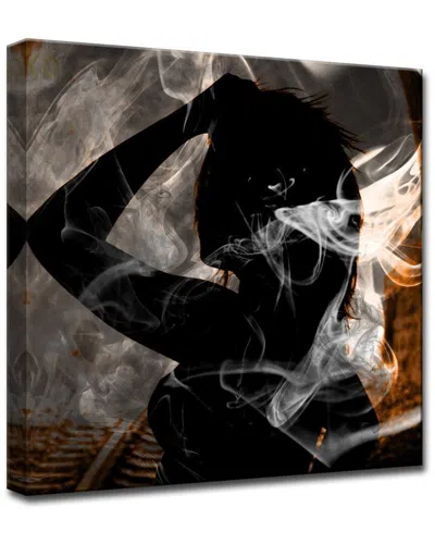 Ready2hangart Glitzy Mist Xxvii Wrapped Canvas Wall Art Set In Gray