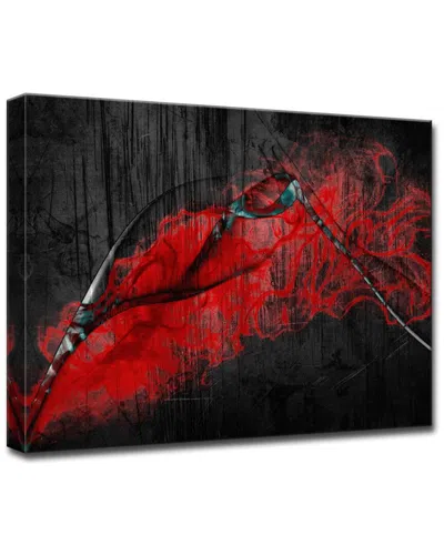 Ready2hangart Glitzy Mist Xxxiv Wrapped Canvas Wall Art By Tristan Scott In Black
