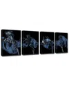 Ready2hangart Glitzy Mist Xxxix Wrapped Canvas Wall Art By Tristan Scott