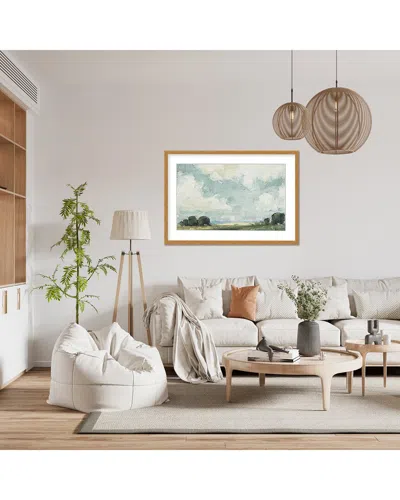 Ready2hangart Golden Meadows: A Serene Landscape Composition By Marion Parsons Wall Art In Brown