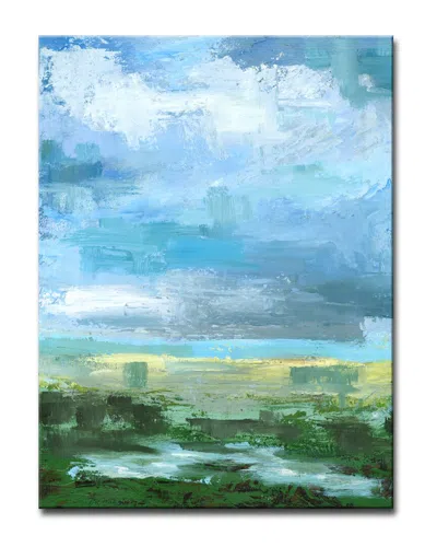 Ready2hangart Gray Blue Sky Ii Wrapped Canvas Wall Art By Leslie Owens