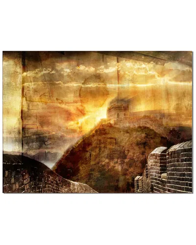 Ready2hangart Great Wall Wrapped Canvas Wall Art By Tristan Scott In Multi