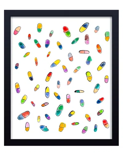 Ready2hangart Happy Pills Framed Print Wall Art